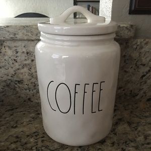 Rae Dunn coffee canister